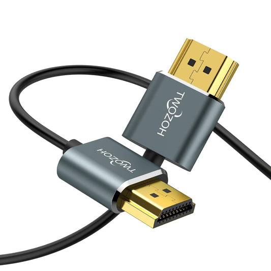 Ultra-Thin Long HDMI to HDMI Cable 25FT, Hyper Slim HDMI 2.0 Cable, Extreme Flexible HDMI Cord Support 3D/4K@60Hz, 2160P, 1080P